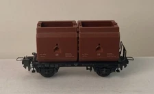 Trix Express 4 Wheel Ore Car Brown