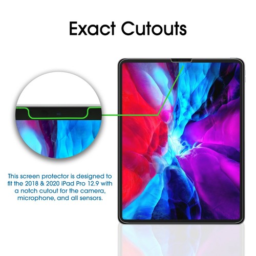amFilm per iPad Pro 12,9" (2022/2021/2020/2018) Vetro Temperato Protezione Schermo - Foto 10 di 10