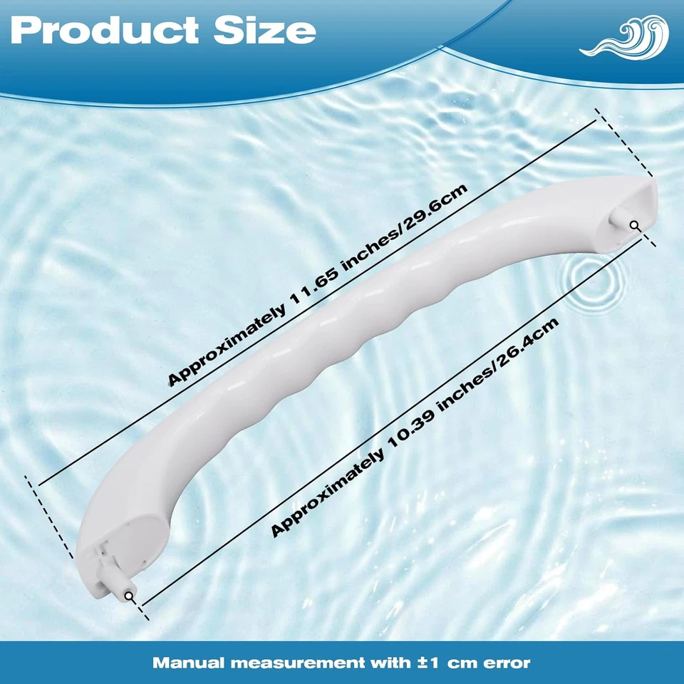 Repuesto de manija de puerta de microondas Podoy mejorado WB15X335 compatible Foto 4 de 4