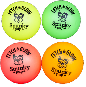 glow in the dark dog ball