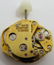 Lady FHF ST 691N sweep second Watch movement INCOMPLETE for parts ... steampunk