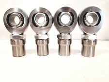 1 1/4" Heim Joint Set 2 LH 2 RH. 1" Bore 12 Thread Bungs And Jams