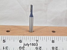 (1) NEW  5/32" D Straight Bit Carbide Tip Router Bit 1/4" Shank 1 Flute zm