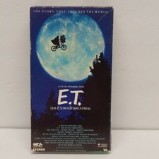 E.T. THE EXTRA-TERRESTRIAL VHS, 1988 Green And Black Tape Steven Spielberg