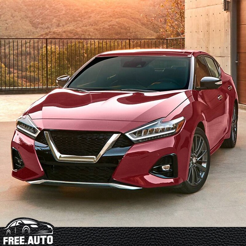 2019-2023 Nissan Maxima 4DR Front Bumper Lip Spoiler Splitter