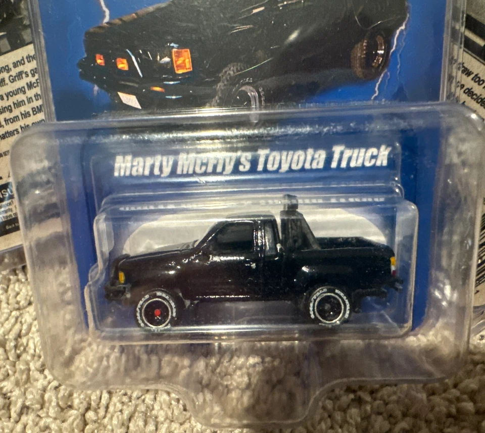 #1:64 BTTF Marty’s 85 Toyota Hilux Extended CAB Pickup Truck👀 Looks Different - Image 2 of 4
