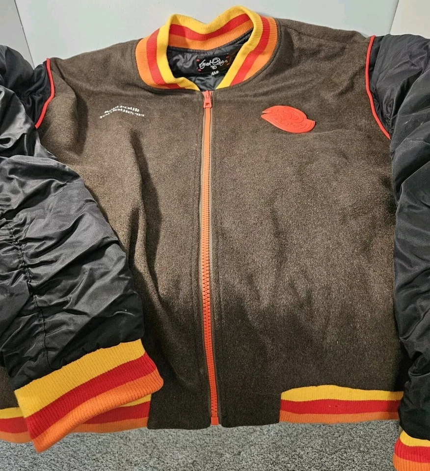 Frost Originals Varsity Jacket My Cup Overunneth Rhinestones Cherub 4XB  - Image 2 of 4