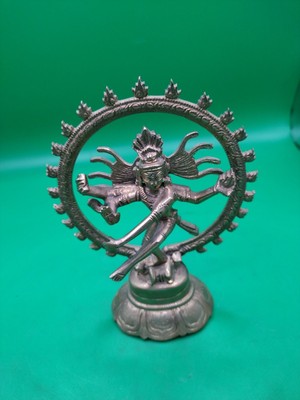 Nataraja Brass Shiva Statue Hindu Lord God Dancing Figurine Sculpture 