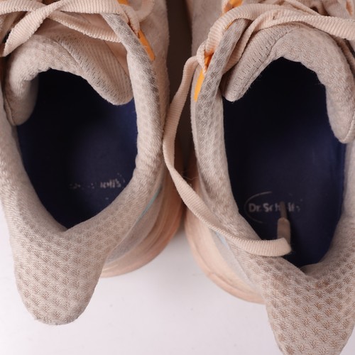 Hoka Clifton 9 Damen-Laufschuhe US 9D Weite beige orange blau grün gebraucht - Bild 10 von 12