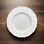 Indiana Glass Harvest Grape Milk Glass Dinner Plate Vintage Replacement 9.75 In
