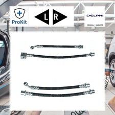 2x Delphi Bremsschlauch Links, Rechts passend für Honda CIVIC VIII Hatchback