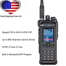 SenHaix GT-12 10W Full Band Two Way Radio Bluetooth APP Writing Frequency