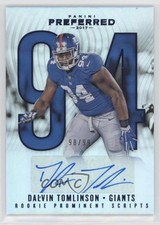 2017 Preferred Rookie Prominent Scripts Blue 98/99 Dalvin Tomlinson Auto z5i