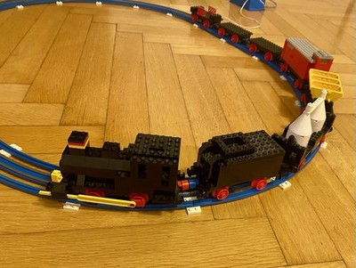 Lego 725 Güterzug 741 Trafo 12V Eisenbahn Vintage Sammler Train Dampflok