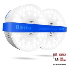 Orbgrow OG09 Puck LED Grow Light 18W 2 x 9W, 270 2 Packs without Timer 5000K