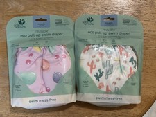 Green Sprouts Reusable Eco Pull-Up Swim Diaper 24 Months 2 Packs