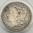 1897-O  Morgan Silver Dollar - 90% Silver circulated coin VF-F 26.2g