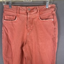 Pilcro and the Letterpress Anthropologie Pink Jeans 29 High Rise Slim Distress