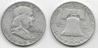 1960 D Franklin half dollar 50 cents 50c very fine VF Denver