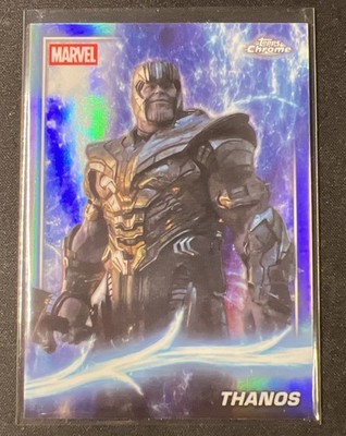 2025 Topps Chrome Marvel Studios Thanos #100 Refractor