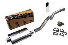 97-00 Jeep Wrangler TJ 2.5" Aluminized Exhaust Kit Borla Stainless Tip USA MADE