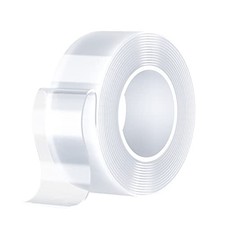 Double-Sided Tape Heavy Duty 9.84 FT x 1.18 in – Clear Removable Mounting Tap...