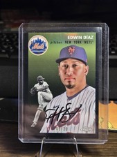 2023 TOPPS CHROME PLATNIUM EDWIN DIAZ BLACK REFRACTOR /10 SSP