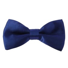 Clj Charles Le Jeune. Noeud papillon enfant. Ajustable, Microfibre. Bleu Marine