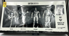 McFarlane Toys DC Superman Ghosts of Krypton Sketch Edition 4 Pack Gold Label