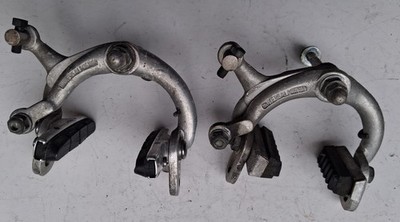 Paar Bremssättel UNIVERSAL MIGNON Rennrad Vintage 70er Jahre Aluminium