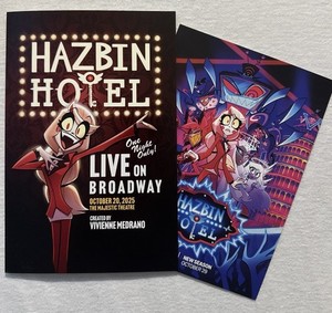 【HAZBIN HOTEL】 OFFICIAL PLAYBILL ステッカー付き Hazbin Hotel Playbill | eBay