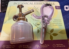 Gardening Botanical Essentials Plant Glass Mister 8oz. & Pruning Trimmers New
