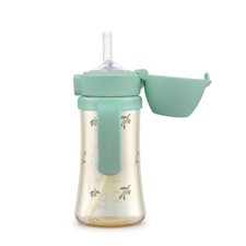 Flip Top Spill Proof Sippy Cup, PPSU, BPA Free, 10 oz, Stage 2 Straw for Todd...