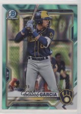 2021 Bowman Draft Chrome Aqua Lava Refractor 80/199 Eduardo Garcia #BDC-22 0c3e