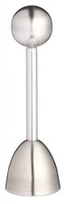 MasterClass Stainless Steel Egg Topper with Gentle Tug of Spring-loaded Knob