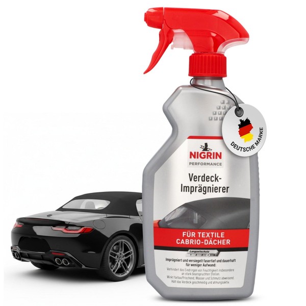 Nigrin Verdeck ImpräGnierer Cabrio Schutz Wasserabweisend 500 Ml SprüHflasche-image
