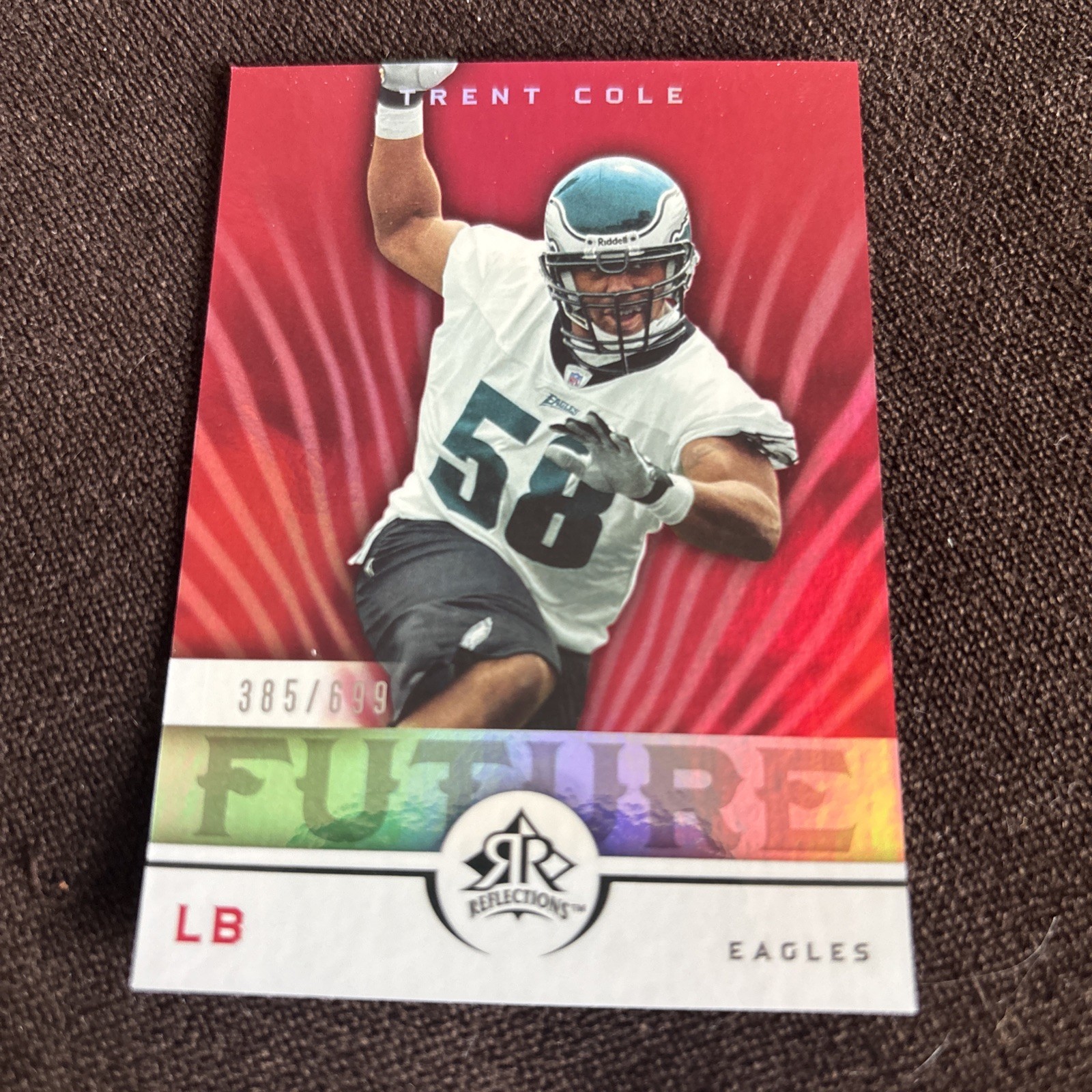 Trent Cole Upper Deck Reflections #195 Base