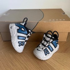 Nike Air More Uptempo Industrial Blue Toddler Sneakers FJ1388-001- SZ 3 C