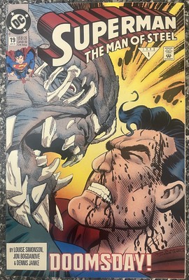 DC COMICS SUPERMAN: THE MAN OF STEEL #19 1992 1. AUFTRITT DOOMSDAY NM
