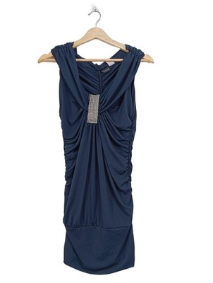 BODYFLIRT Minikleid Damen Kleid Gr. DE 36 blau Elegant