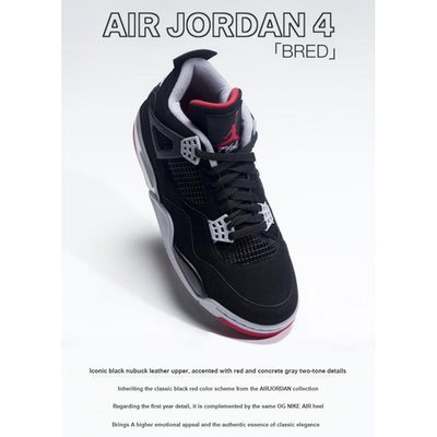 Size 7 (GS) - Jordan 4 Retro OG 2019 Low Bred for sale online | eBay
