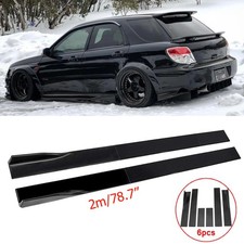 78,7" Seitenschweller Schweller Sideskirts Glänzend Für VW Golf 7 GTI GTD R-Line