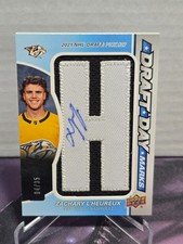 2025-26 upperdeck sp Game Used hockey Draft Day Marks Zachary L'Heureux Rc Auto