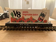 LGB # 41850 V8 Vegetable Juice White Pass & Yukon Container Car w/ Metal Wheels