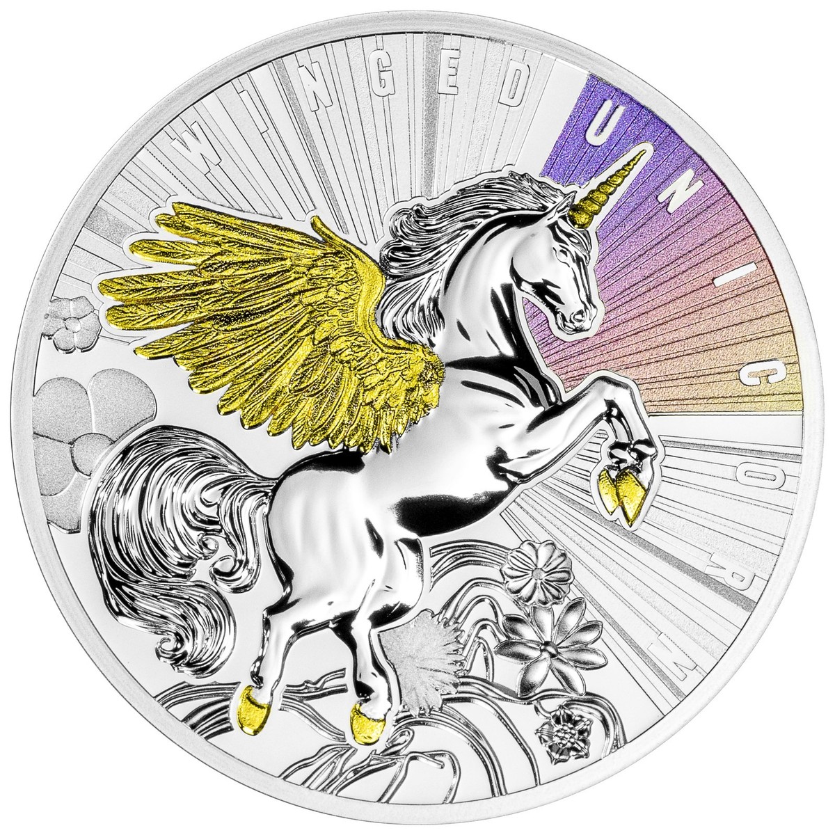 2025 Niue Winged Unicorn 17.5g Silver Proof Coin (500 Mintage) | eBay