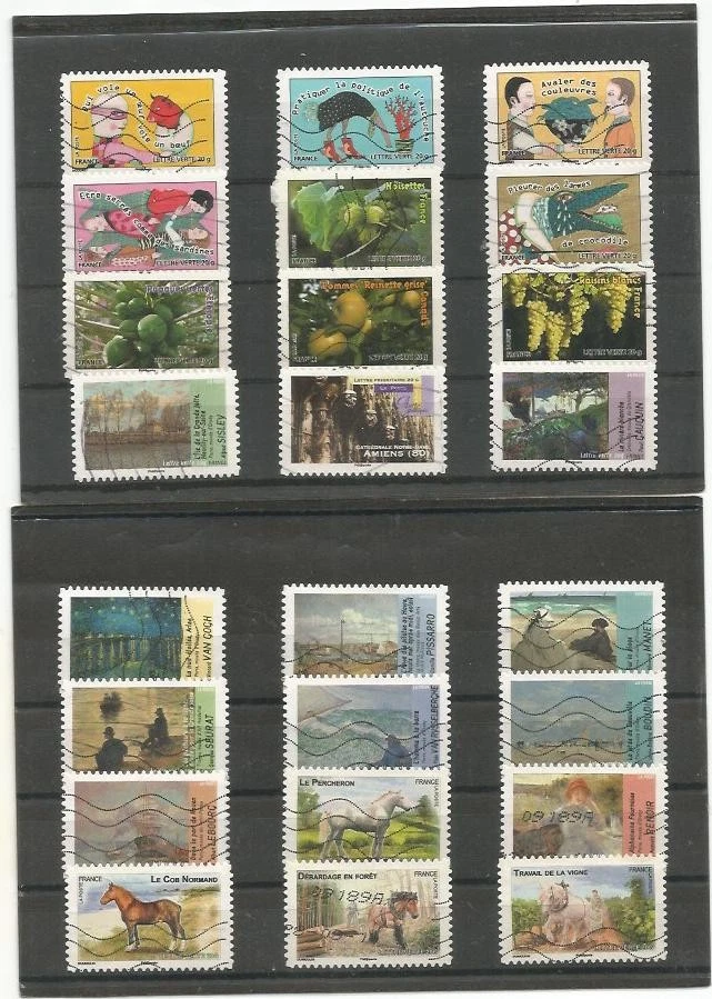 Neuheitenlot Frankreich 3 oo (Sondermarken 2012 - 2013); 24 Stück - Bild 1 von 1