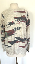 Isabel Marant 44/US 12 Hana Carpet Multi Print Pullover Crewneck Sweatshirt 9141