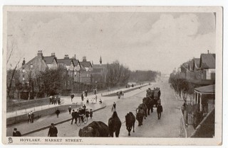 Hoylake. Market St. Elephant and Camel Parade. Vintage 1907 Postcard. Wirral