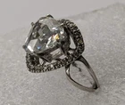 Vintage ring sterling silver 925 Size 5 Weight 4.92 g. Ukrainian jewelry.
