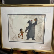 Disney Cel The Jungle Book Original Production Mowgli Vintage Animation READ!